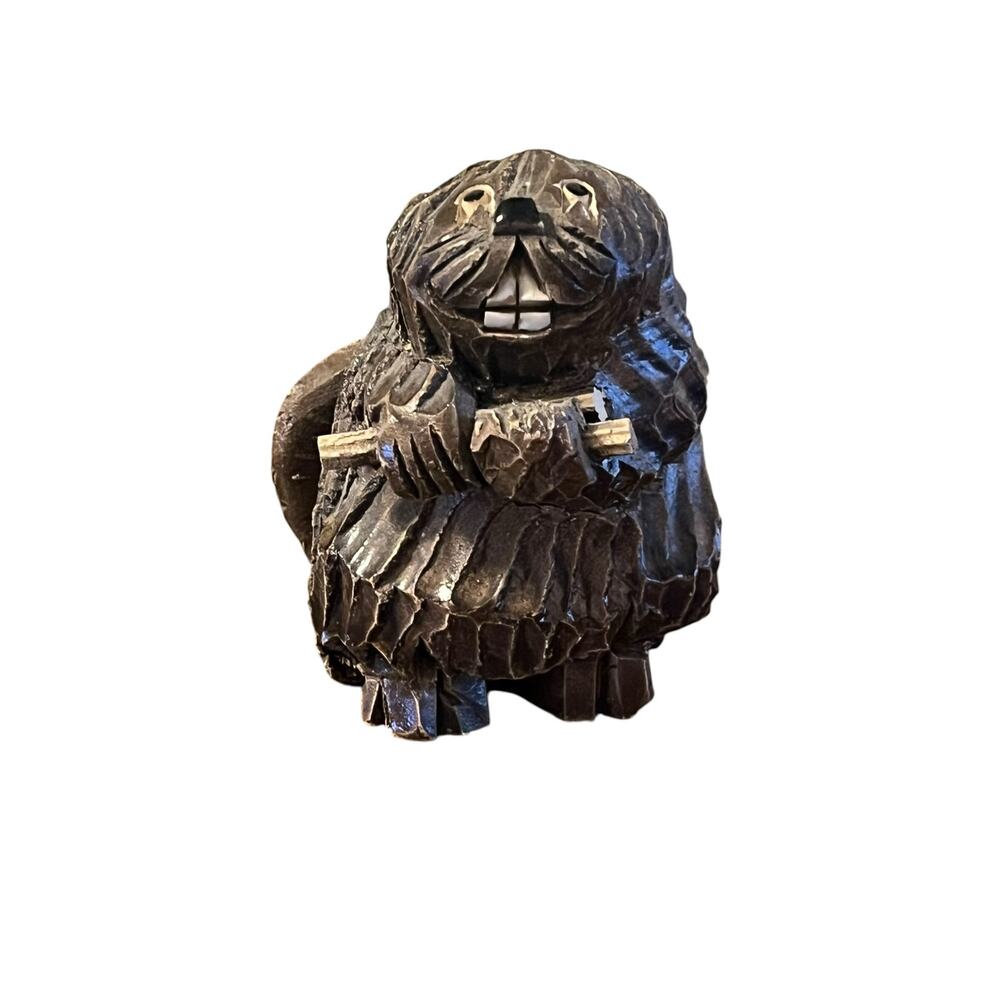 Artesania Rinconada Beaver Figurine Sticks